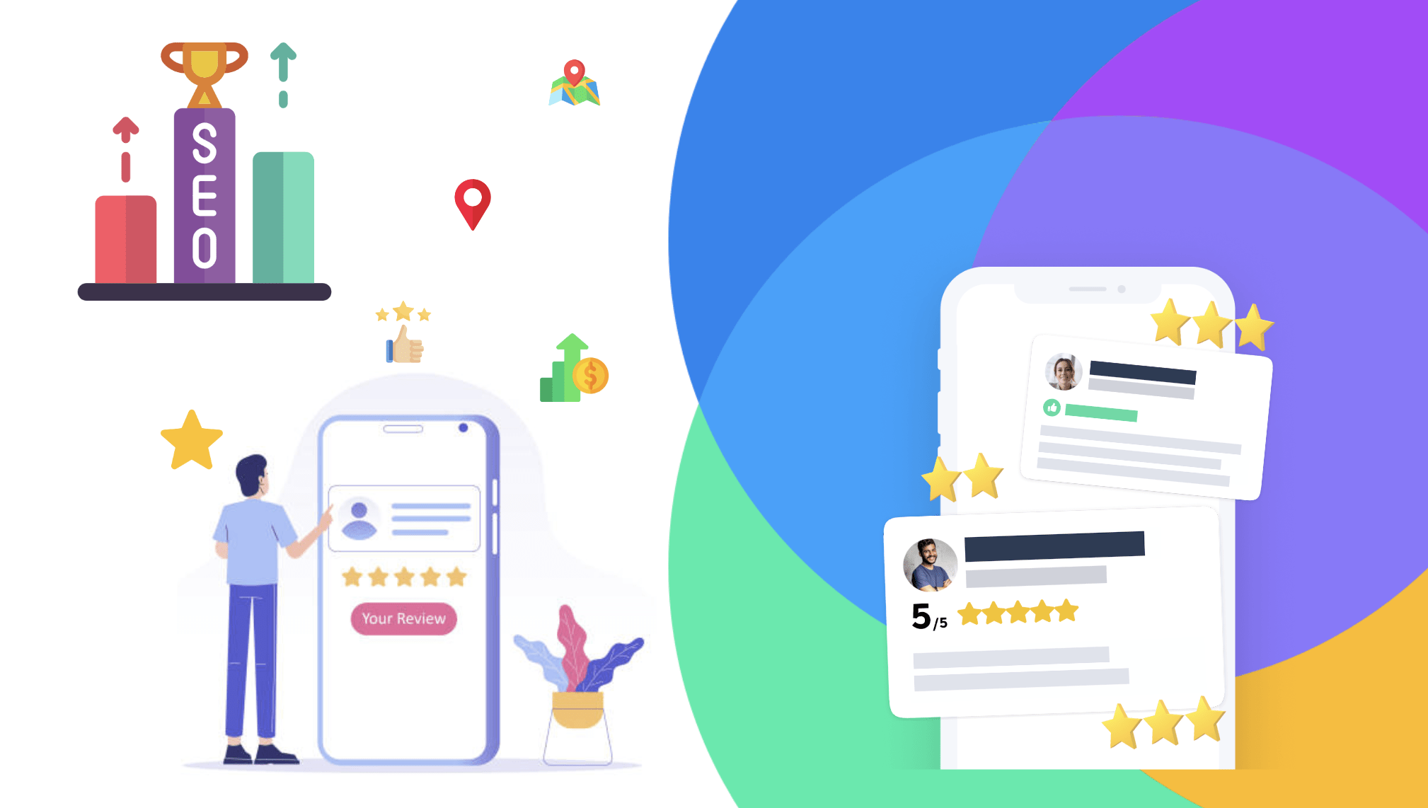 Διεπαφή διαχείρισης κριτικών Google My Business